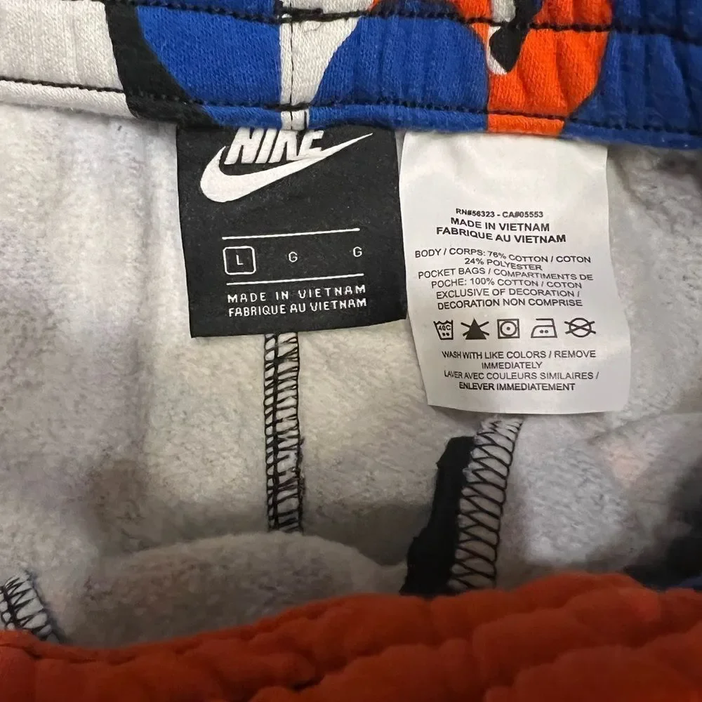 Nike Basketball Splatter Pack graphic shorts in black/multi L